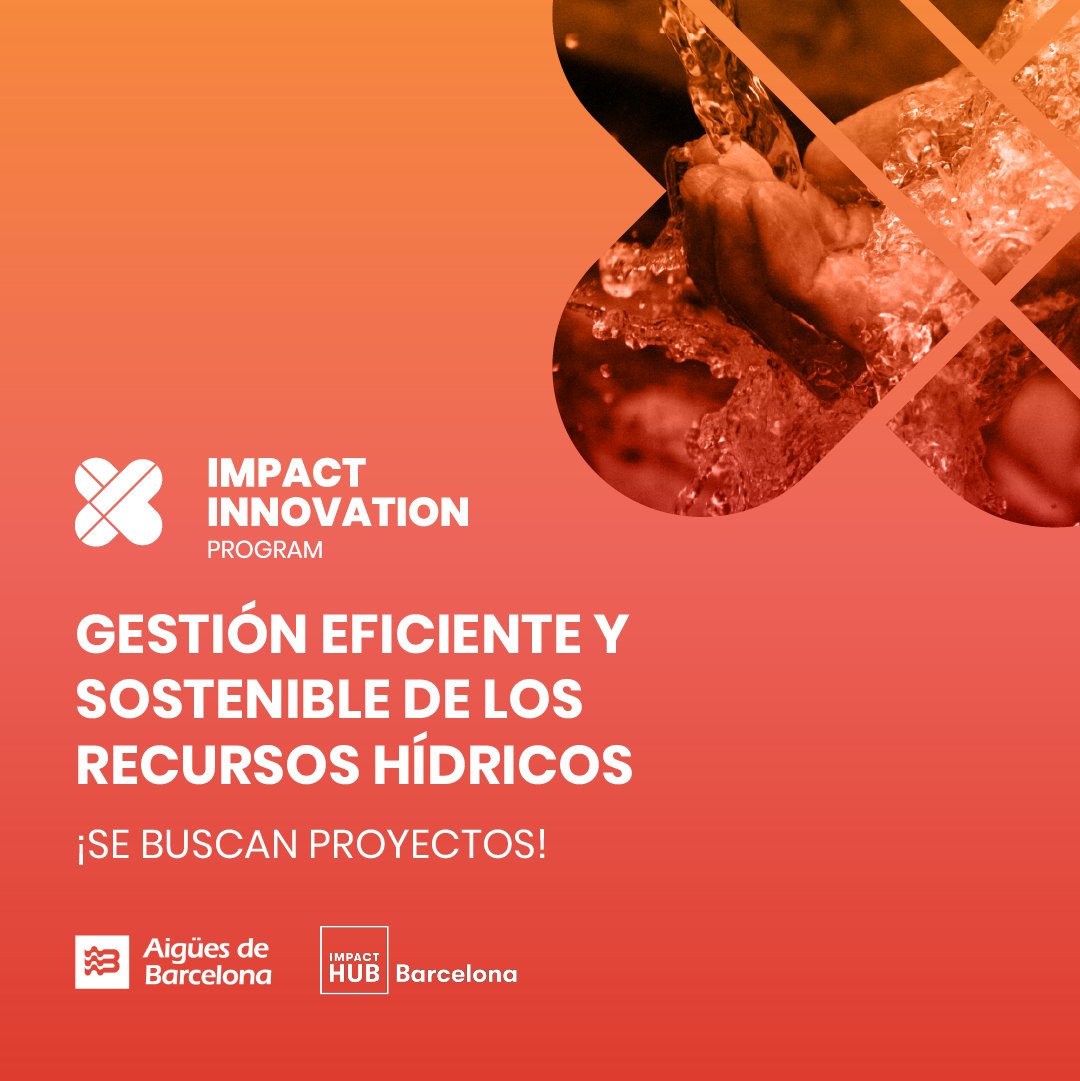 MadridEmprende's tweet photo. 🌍 #Tech4Climate #ImpactInnovation 🚀

💦 Para soluciones que mejoren la sostenibilidad en la gestión del agua.

Retos:
● Tratamiento circular del agua
● Gestión hídrica eﬁciente
● Gestión integrada de recursos hídricos

👉 https://t.co/iqWyOKsxnD
🗓️ Hasta el 31/08 https://t.co/nqN0xCxuLW