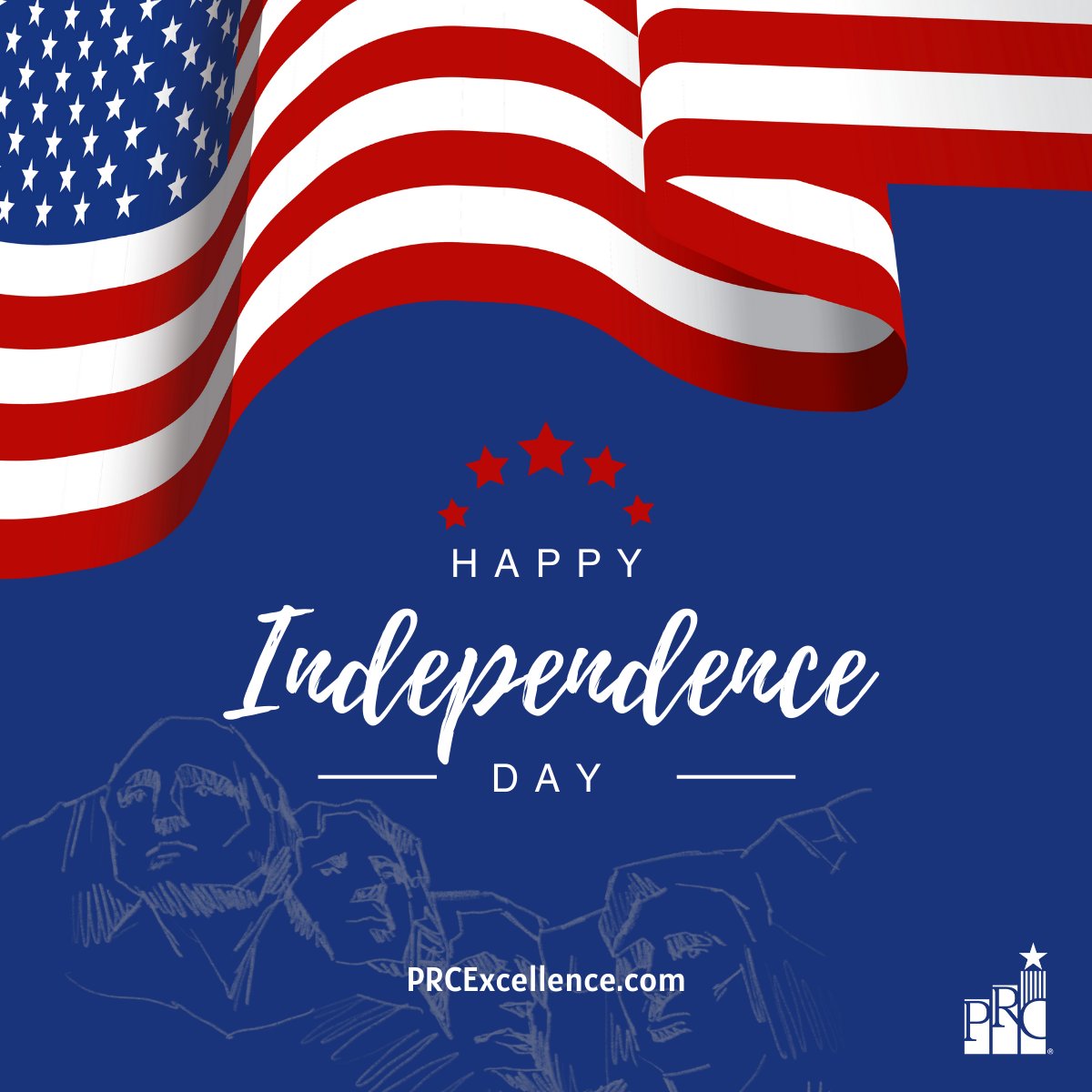 🔴 🔵 As a research company, we celebrate 5 stars of excellence daily, however, today we celebrate all 50 stars on the American flag. Happy Independence Day from PRC!