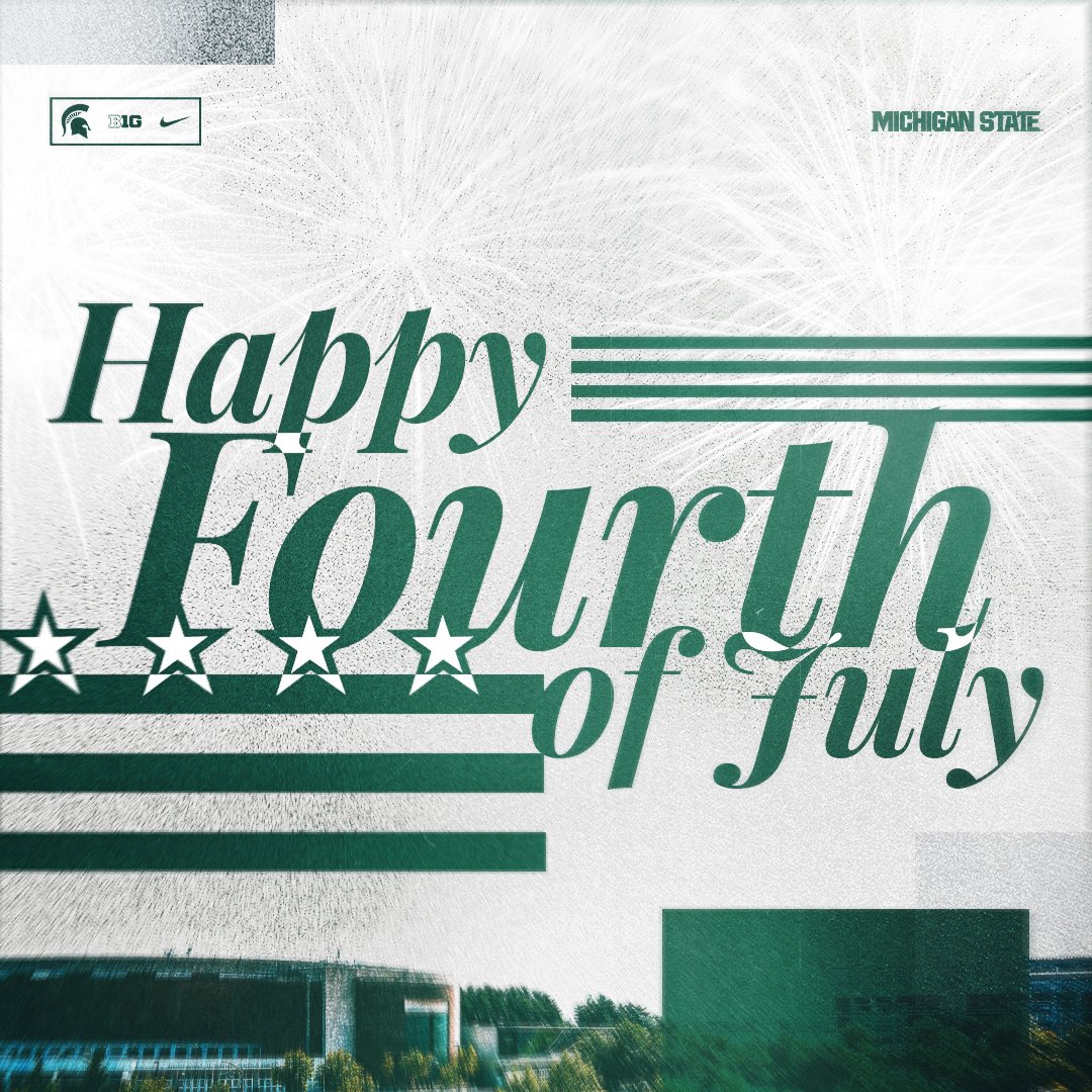 Happy Fourth of July, Spartans! 🇺🇸

#GoGreen