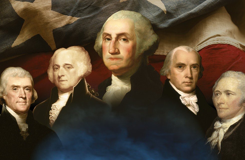 WOW! 

Top overall recruit George Washington (5*, Mount Vernon) has convinced several star recruits such as John Adams (5*, Quincy) and Thomas Jefferson (5*, Monticello) to flip their commitments from England to America.

Massive ‘crooting haul for USA today.