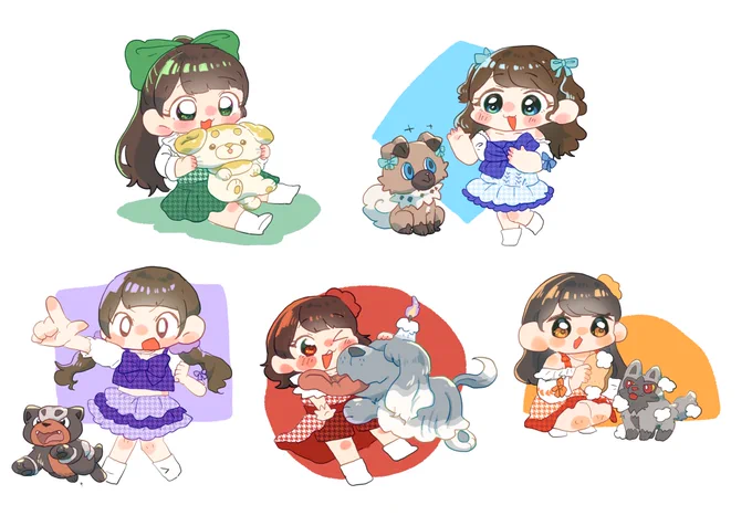 i☆Risちゃん×犬ポケ#りすイラ 