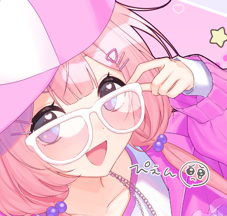 「ポストカード、CMYK印刷なので死ぬほど色くすんでしまって泣く泣くンゴちゃんの絵」|かもりのイラスト