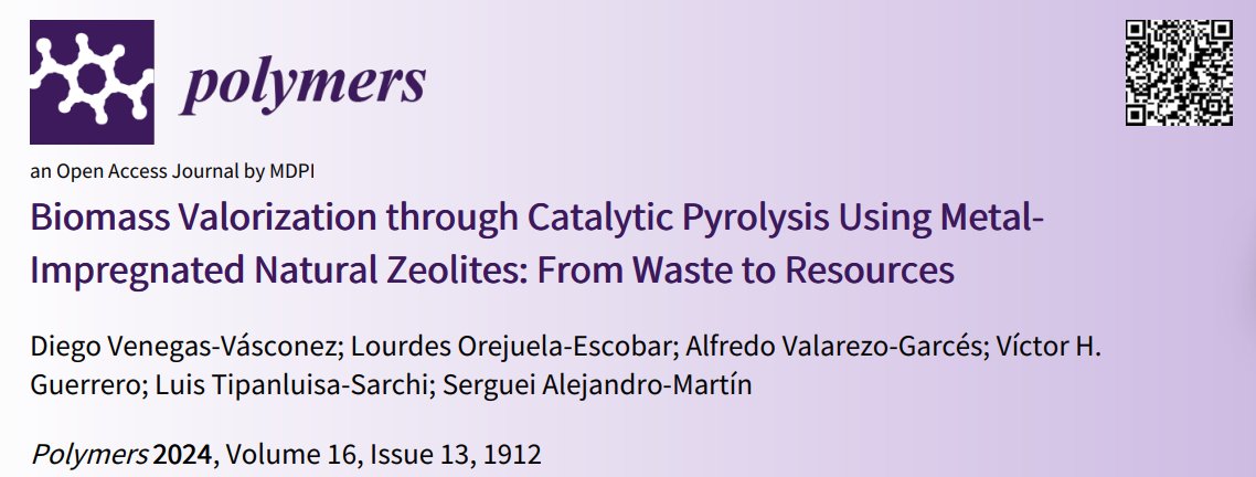 S. Alejandro-Martín (@sam_phd) on Twitter photo Check our last article related to:
Biomass Valorization through Catalytic Pyrolysis Using Metal-Impregnated Natural Zeolites: From Waste to Resources mdpi.com/2857590 #mdpipolymers via <a href="/Polymers_MDPI/">Polymers MDPI</a> Check our last article related to:
Biomass Valorization through Catalytic Pyrolysis Using Metal-Impregnated Natural Zeolites: From Waste to Resources mdpi.com/2857590 #mdpipolymers via <a href="/Polymers_MDPI/">Polymers MDPI</a>