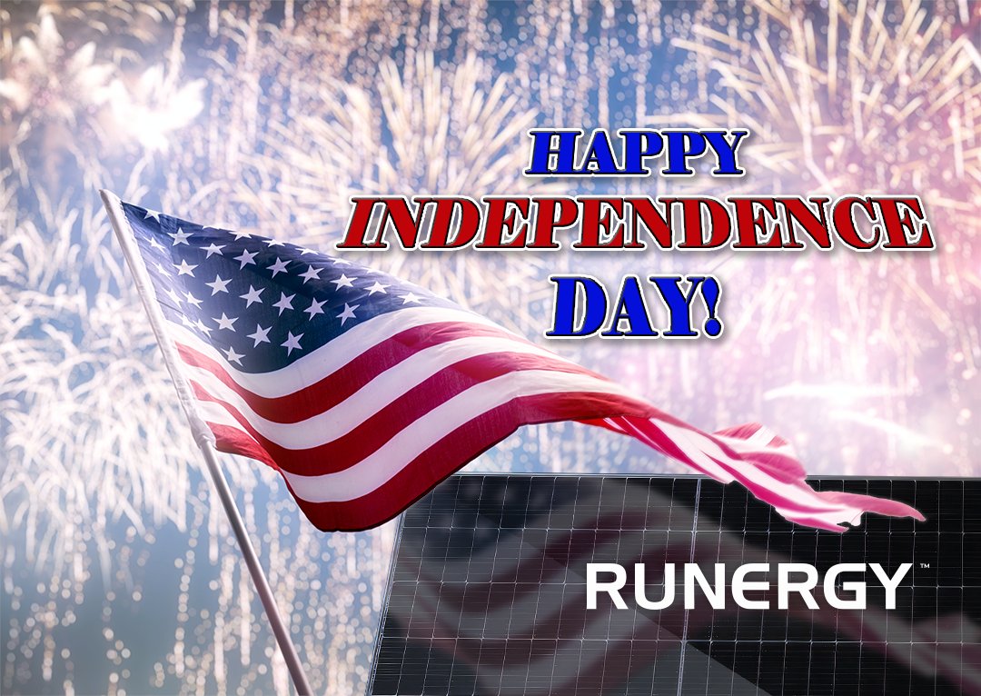 Happy Independence Day! We're proud to contribute to a sustainable and bright future for all. Let's continue to innovate and shine together as we honor this special day.

Wishing everyone a safe 4th of July filled with fireworks, family, and fun!

#IndependenceDay #FourthOfJuly