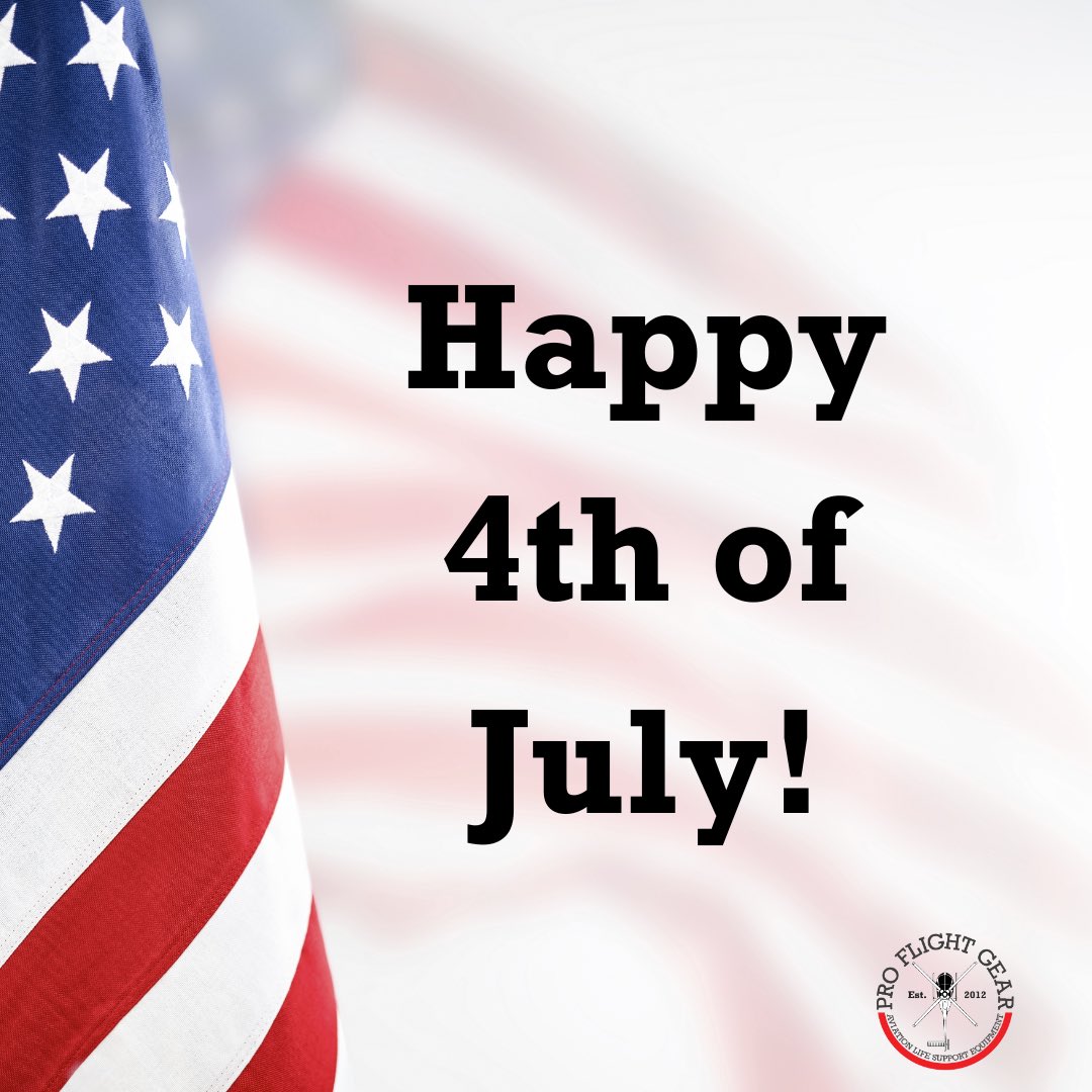 ProFlightGear's tweet image. Happy 4th of July from Pro Flight Gear!