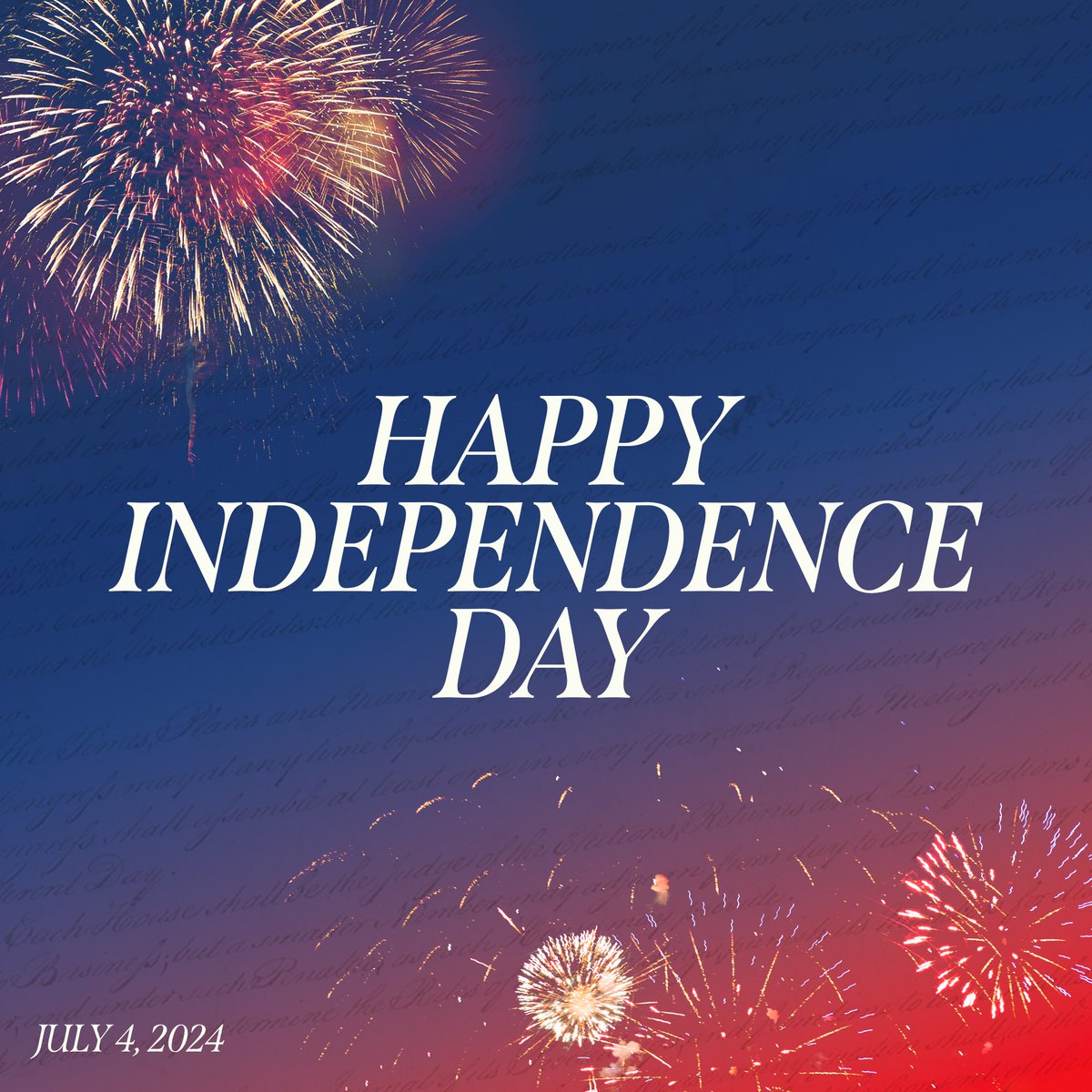 “We hold these truths to be self-evident, that all men are created equal, that they are endowed by their Creator with certain unalienable Rights, that among these are Life, Liberty and the pursuit of Happiness.”

🇺🇸🇺🇸🇺🇸