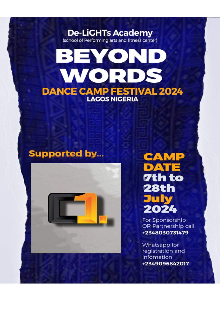 Chapter one global charity foundation ( C1 Guild ) (@dum_unu) on Twitter photo We are thrilled to build support around #beyondwordsdancefestival2024 as a social impact project to accelerate and enhance creatives entrepreneurship skills.
Thank you <a href="/DedeukwuShryne/">DedeukwuShryne collective</a> for curating classes.
Back to work..subscribe to our YouTube channel in bio ๐๐ฟ We are thrilled to build support around #beyondwordsdancefestival2024 as a social impact project to accelerate and enhance creatives entrepreneurship skills.
Thank you <a href="/DedeukwuShryne/">DedeukwuShryne collective</a> for curating classes.
Back to work..subscribe to our YouTube channel in bio ๐๐ฟ