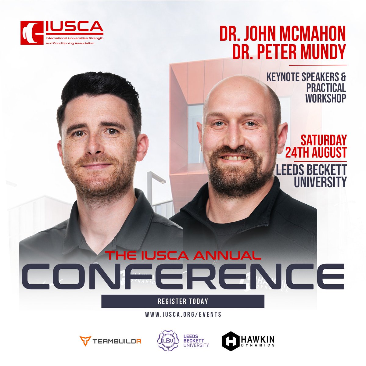 IUSCA (@iusca) on Twitter photo 🔊Introducing…
Our first Practical Workshop of the 2024 Annual IUSCA Conference
<a href="/ForcePlateCoach/">Dr John McMahon</a> & <a href="/Peter_Mundy/">Dr Peter Mundy</a> - Force Assessment: Optimising Workflow Efficiency in Team Sport Environments
📍Leeds Beckett University, UK
🗓️24th August 2024
Sign Up Today!👇 🔊Introducing…
Our first Practical Workshop of the 2024 Annual IUSCA Conference
<a href="/ForcePlateCoach/">Dr John McMahon</a> & <a href="/Peter_Mundy/">Dr Peter Mundy</a> - Force Assessment: Optimising Workflow Efficiency in Team Sport Environments
📍Leeds Beckett University, UK
🗓️24th August 2024
Sign Up Today!👇