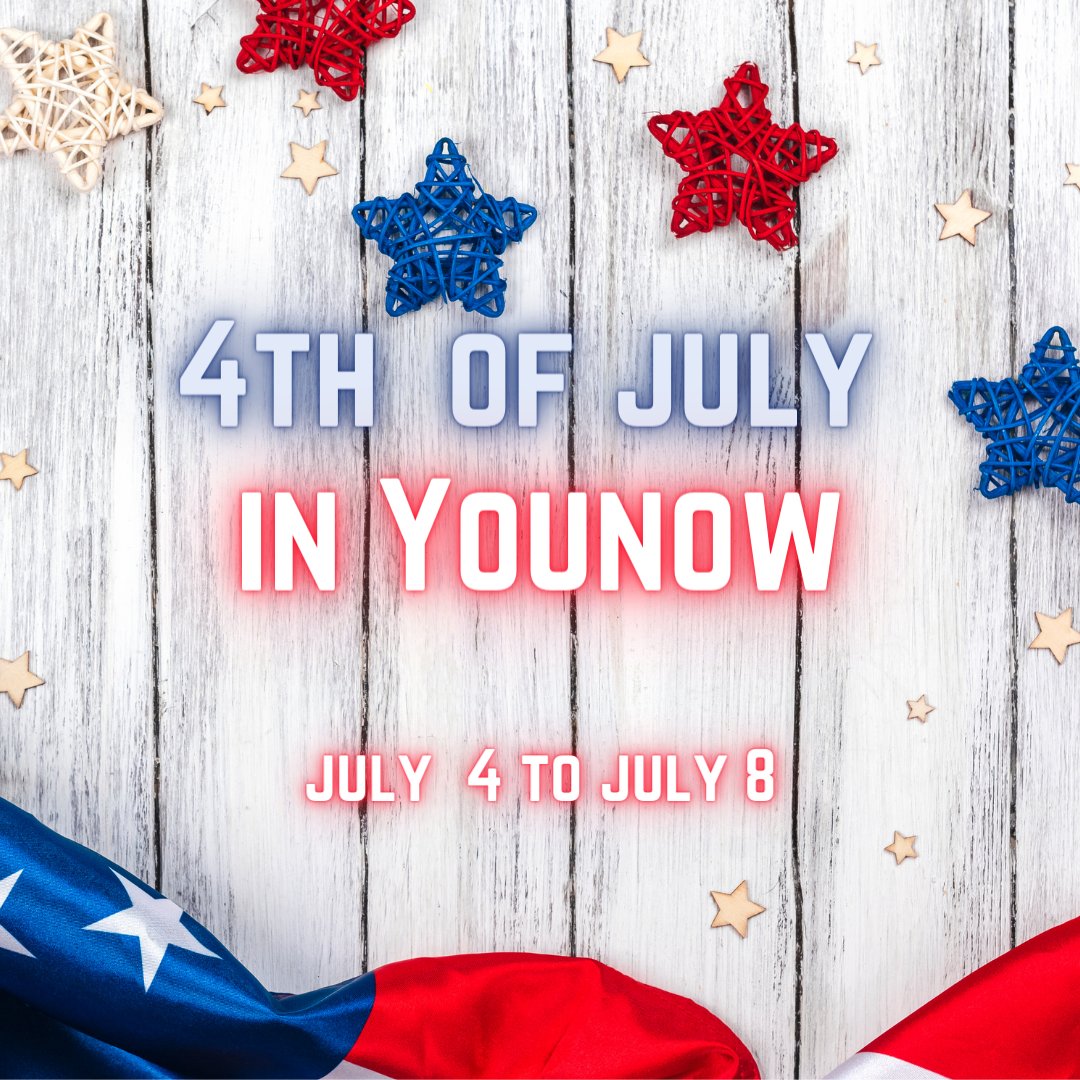 We're inviting the whole community to join us for a live Independence Day extravaganza on YouNow! Whether you're a seasoned broadcaster or a curious producer, this is your chance to connect with fellow Americans, share the spirit of the holiday, and have some virtual fun.💚🎆