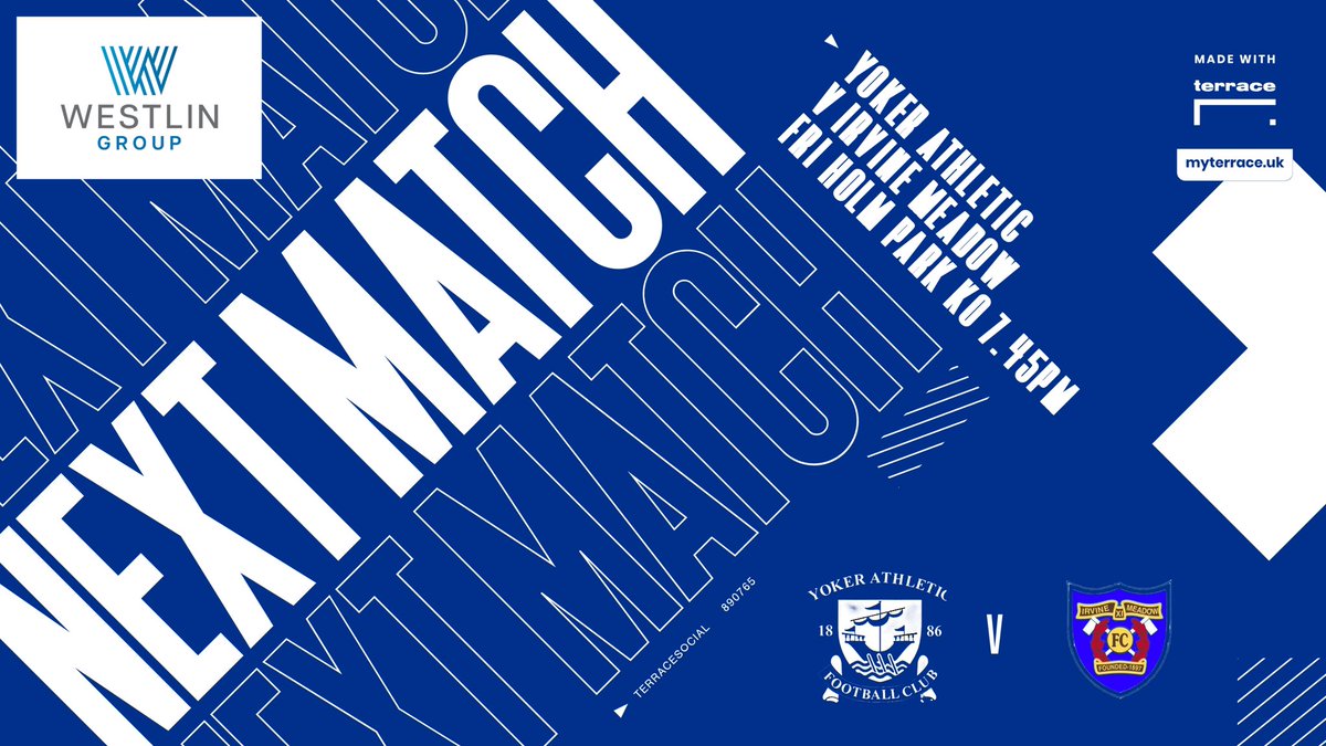Yoker Athletic U20s (@yokerathu20s) on Twitter photo ⭐ Pre season friendly ⭐
🚨 And it starts HWG🚨
<a href="/fc_irvine/">Irvine Meadow FC Development Squad</a> visit Holm Park on friday night for the first of our
pre-season friendlies ⚽
Entry is by donation at the gate ⭐ Pre season friendly ⭐
🚨 And it starts HWG🚨
<a href="/fc_irvine/">Irvine Meadow FC Development Squad</a> visit Holm Park on friday night for the first of our
pre-season friendlies ⚽
Entry is by donation at the gate
