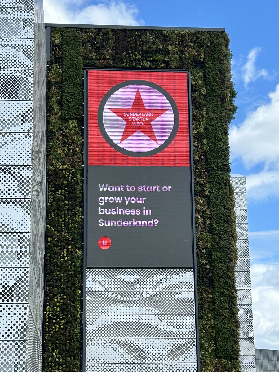 lordlancaster's tweet photo. Very cool to see these digital billboards for our ‘Sunderland Startup Week’ festival go up in multiple locations in & around Sunderland today! ⬇️🤩
#SunderlandStartupWeek #ukstartupweek #sunderland #happeninginsunderland #northeastengland https://t.co/cZ2hvs3HLf