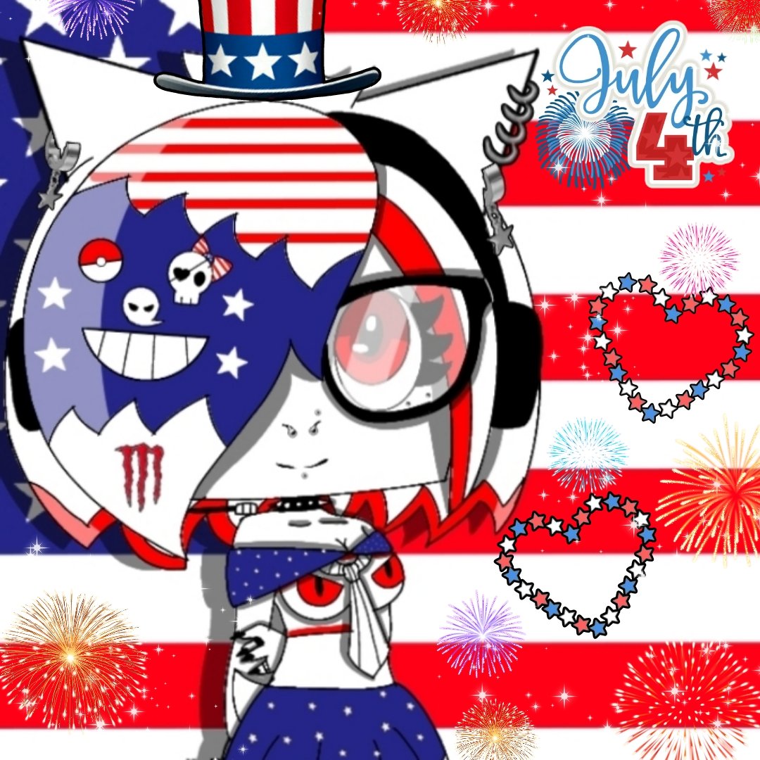 SayloinRiki's tweet photo. Happy 4th of July and Happy USA Independence Day! >Ο<πΊπ²πβ€οΈπ€β¨
.
#myoc #gengar #pokemon #happycanadaday #cutiegirl #olddesign #myart #2023art #emogirl #digitalart #humanoidgirl #fanart #artwork https://t.co/onVZG0cI6t