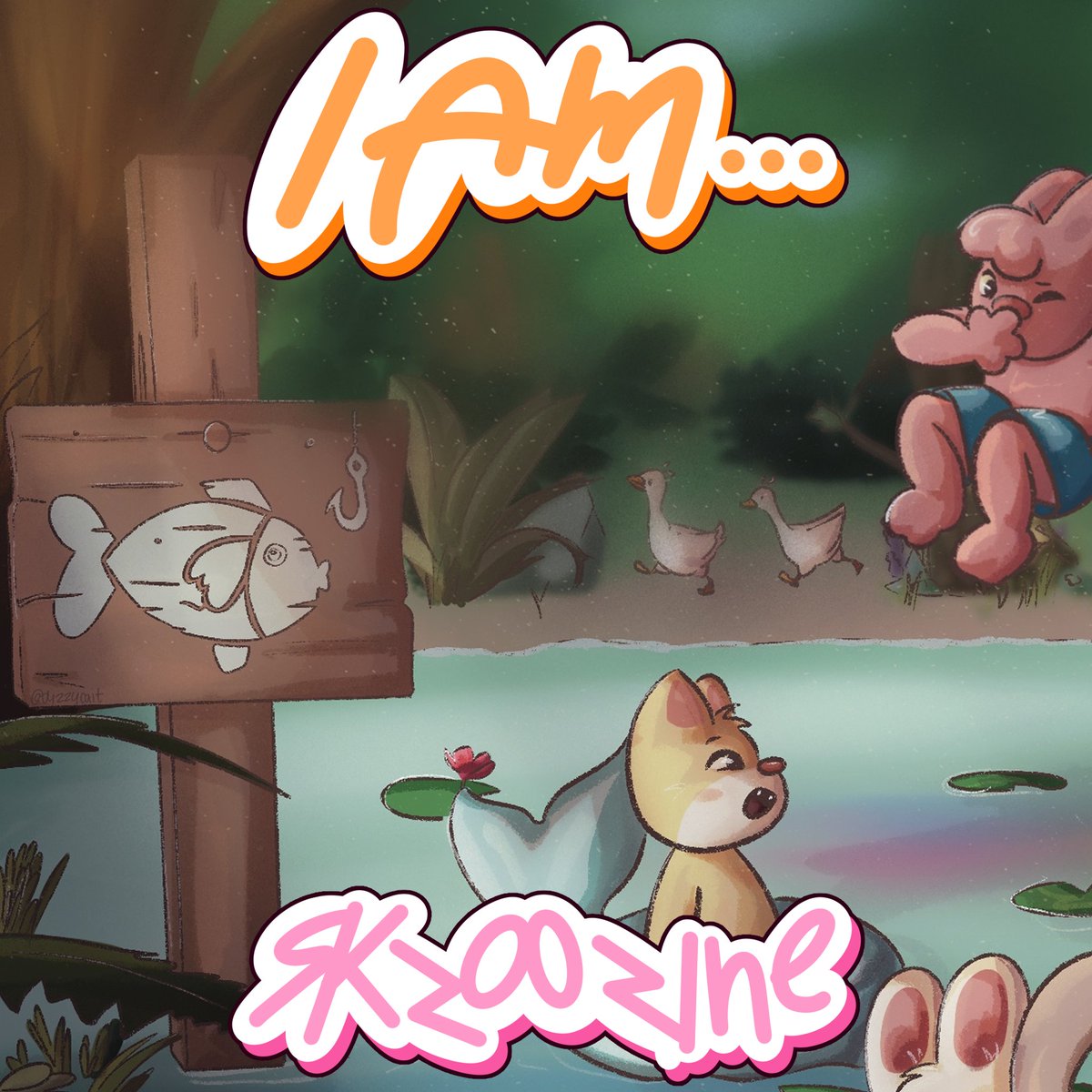 oh here we go!! a little sneak peek of my piece!
#IAMskzoozine