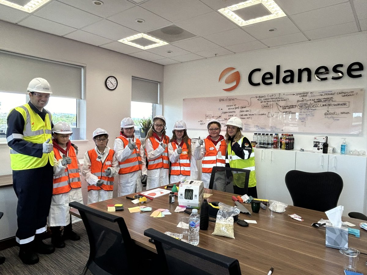 RinglandPrimary's tweet photo. A wonderful trip to @celanese in Newport, today. Our pupil voice leads loved having the opportunity to visit and learn some more about STEM and the work @celanese undertake. A very inspiring day! #chemistryofus #STEM https://t.co/ytY2vRMjdo