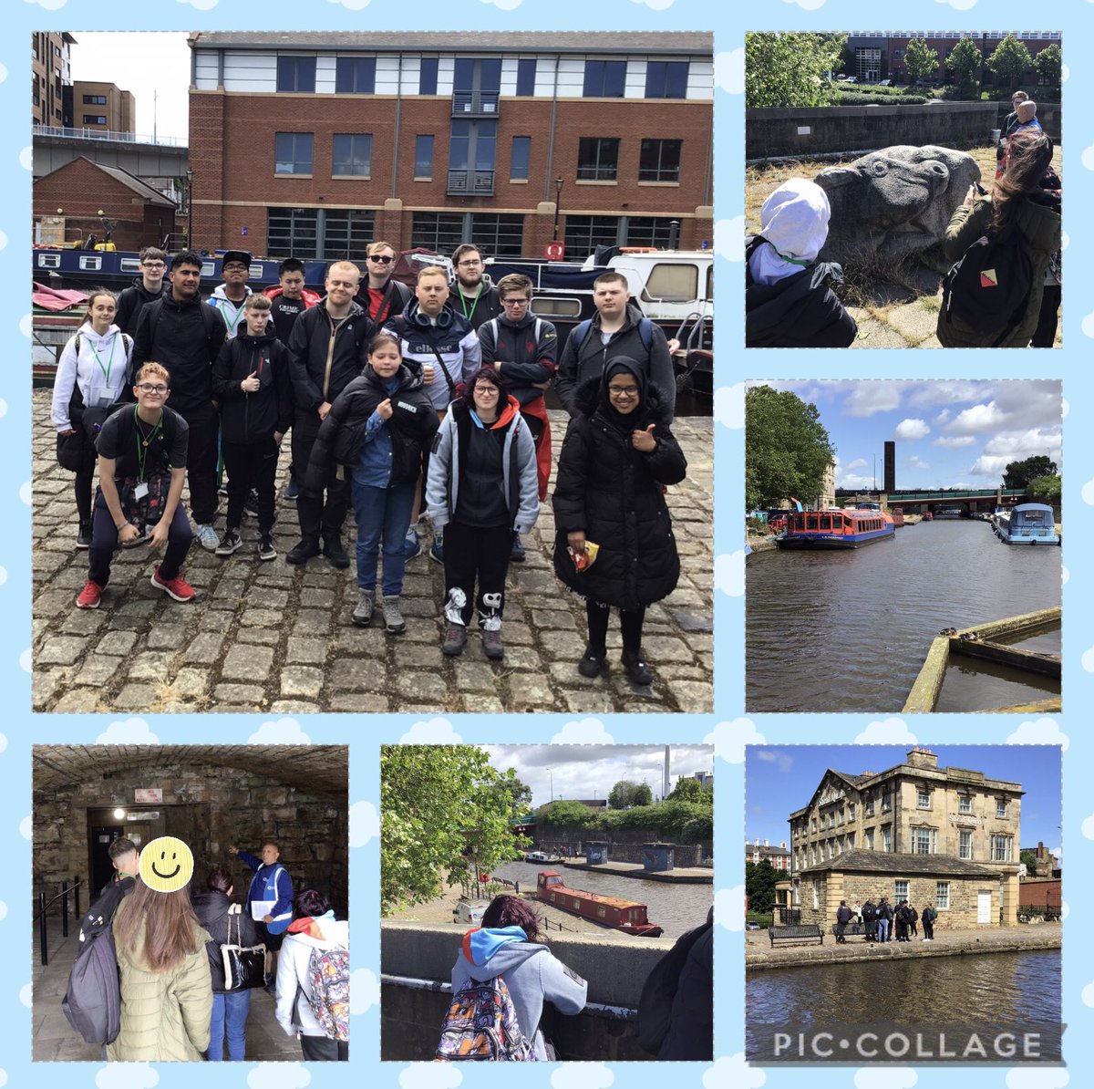 AbbeysWave1's tweet photo. Wavee Post 16 on a lovely wellness &amp; history walk today at Victoria Quays Canal led by the Canal and River Trust. Our learners have  discovered some interesting historical facts about the Canal as well as enjoying the scenery and social time. https://t.co/IhSi31wiI5