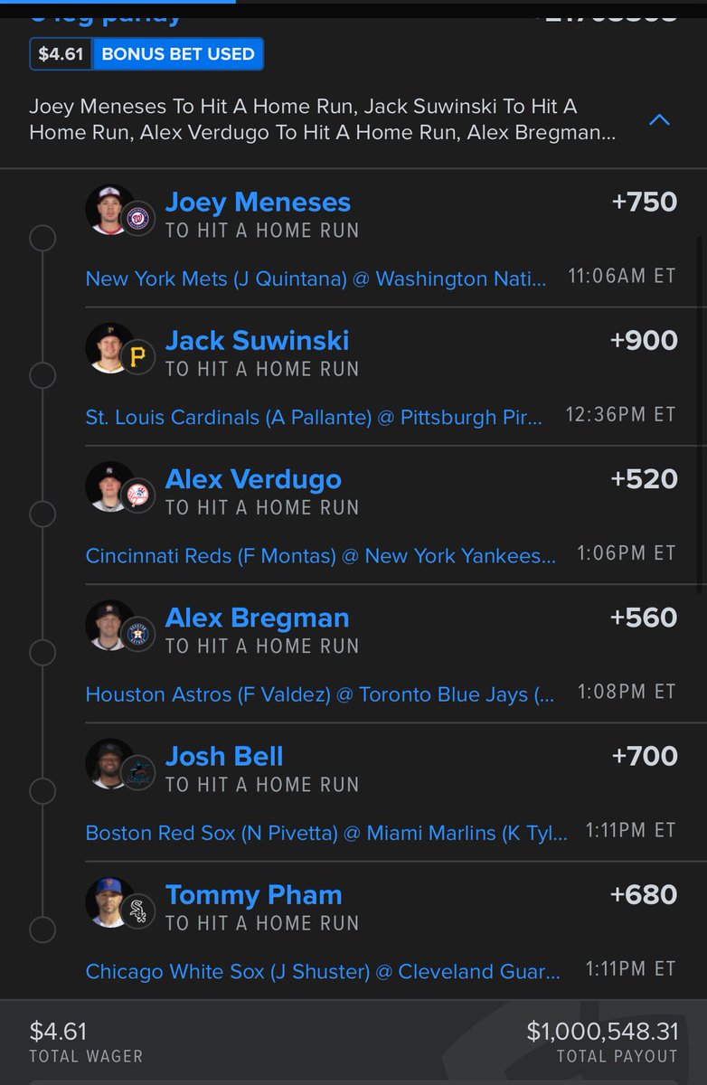 bdkparlay's tweet photo. Happy Independence Day! Let’s beat the books like we beat the damn British in 1776!

Gut Feelings Only‼️

#Fanduel #MLBBets https://t.co/mz6spzvTxf