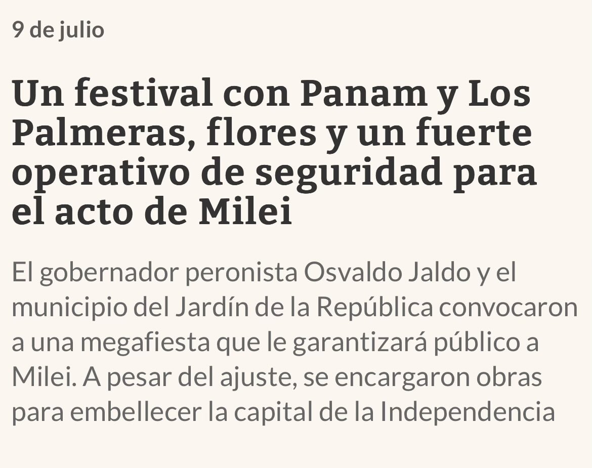 cristiancim's tweet photo. #DiarioDeMilei
DÍA 207 😂
📌estuvo jodiendo meses con el gasto en contratación de artistas
📌y ahora contratan artistas para su acto
📌el peor gobierno de la galaxia se queda aún sin las banderas más estúpidas del universo https://t.co/z2ofpic6Fz