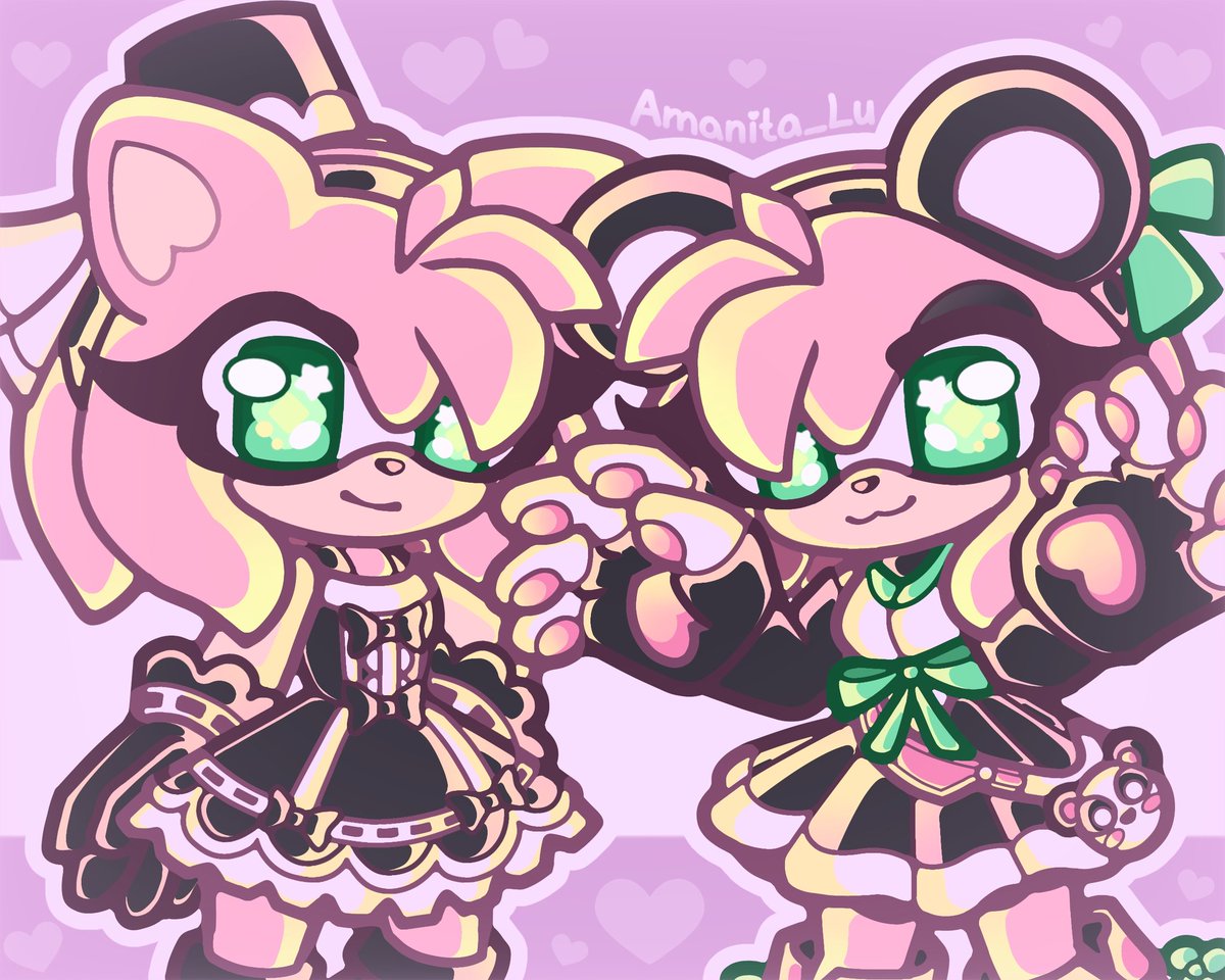 Amanita_lu's tweet photo. 🖤🤍Two of my favourite Amy outfits🐼
#SonicTheHedgehog #AmyRose #GothicAmy #PandaAmy #SonicFanart https://t.co/VCCG9sOhh7