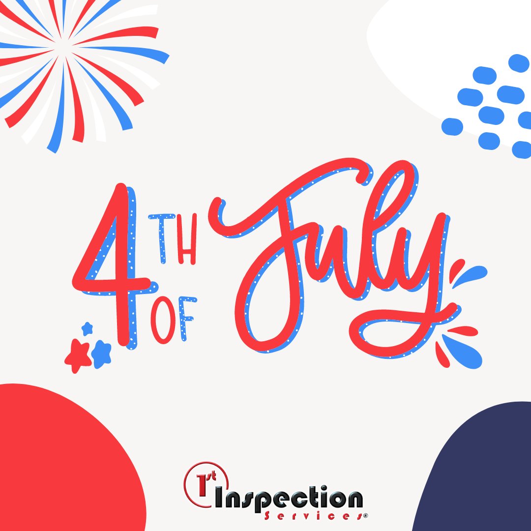 1stInspection's tweet photo. Inspecting the foundation of our freedom this Fourth of July! Wishing everyone a safe and happy Independence Day from 1st Inspection Services. #HomeInspection #IndependenceDay #Freedom #1stInspectionServices https://t.co/sEsCS8NLj5