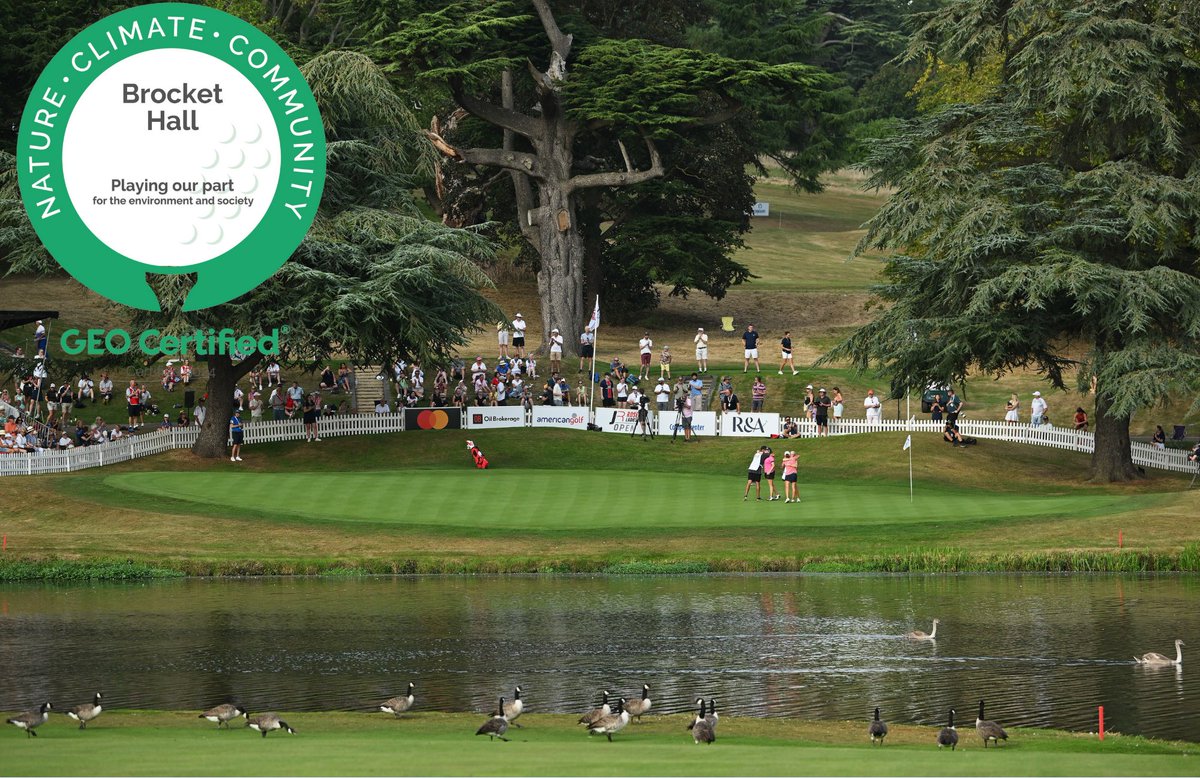Proud to share that Rose Ladies Open venue <a href="/BrocketHall/">Brocket Hall</a>  is now GEO certified by <a href="/sustainablegolf/">GEO Foundation for Sustainable Golf</a> 🌱Another milestone in our shared commitment to sustainability🌹⛳️

#RoseLadiesOpen #Sustainability #Sustainablegolf