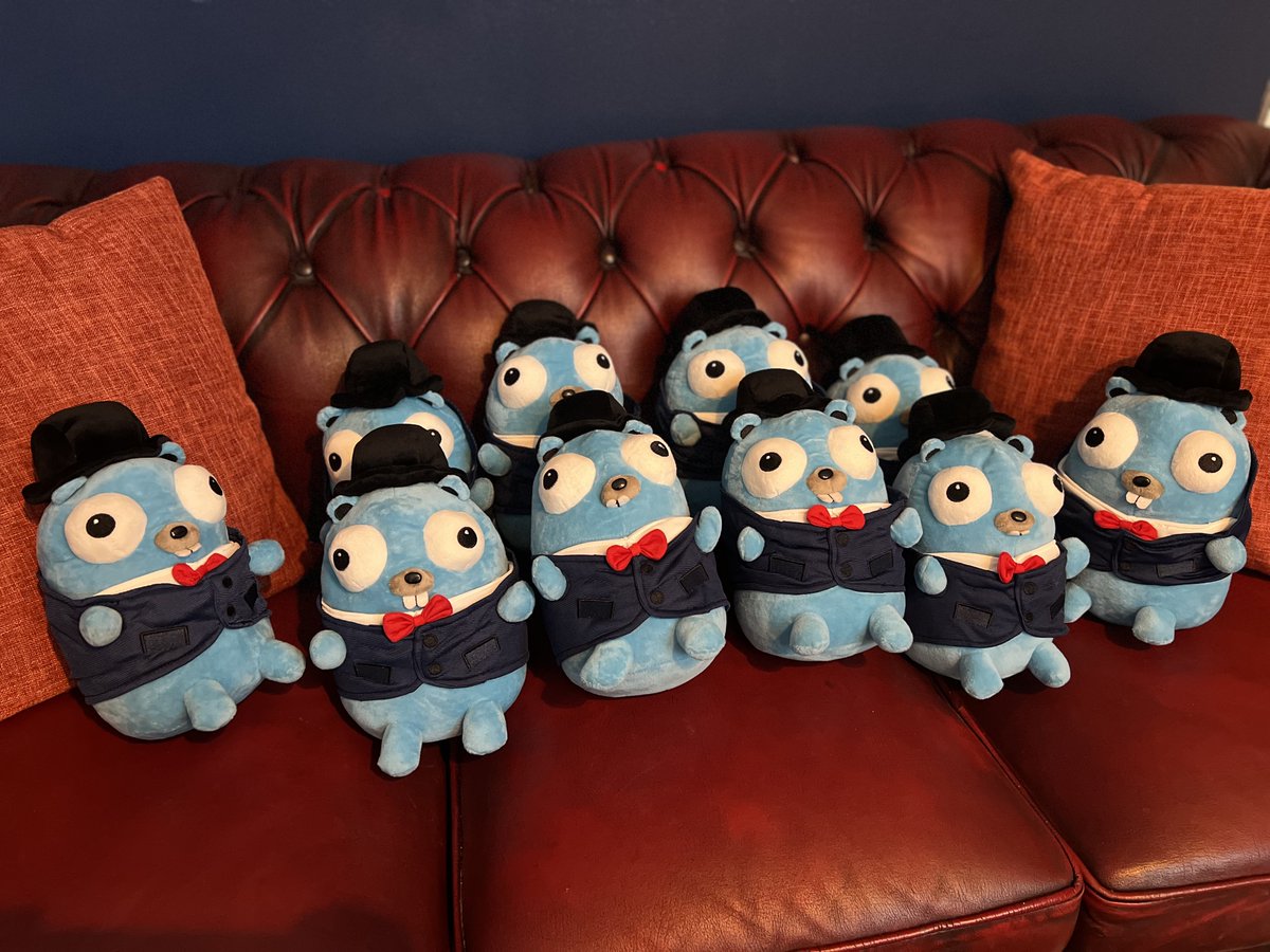 GopherCon UK (@gopherconuk) on Twitter photo Competition time! 🎁
Ahead of GopherCon UK 2024, we are giving away TEN plushies to TEN lucky winners.
All you have to do to win is:
Retweet this post
Follow <a href="/gopherconuk/">GopherCon UK</a>
#gopherconuk24 #gopherconuk #golang #goprogramming #godevelopers Competition time! 🎁
Ahead of GopherCon UK 2024, we are giving away TEN plushies to TEN lucky winners.
All you have to do to win is:
Retweet this post
Follow <a href="/gopherconuk/">GopherCon UK</a>
#gopherconuk24 #gopherconuk #golang #goprogramming #godevelopers