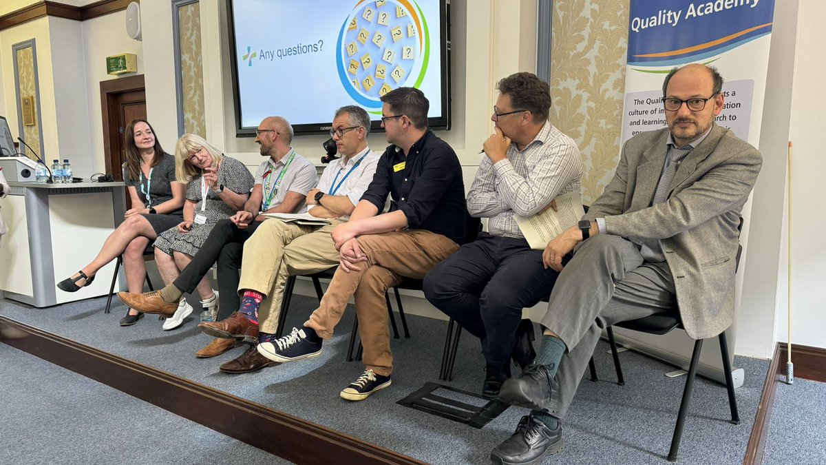Time for a panel discussion on Quality featuring our very own <a href="/HollyStokesNHS/">Holly Stokes</a>. <a href="/WHHQualAcademy/">WHHQualityAcademy</a> <a href="/WHHNHS/">WHH 🏥</a>