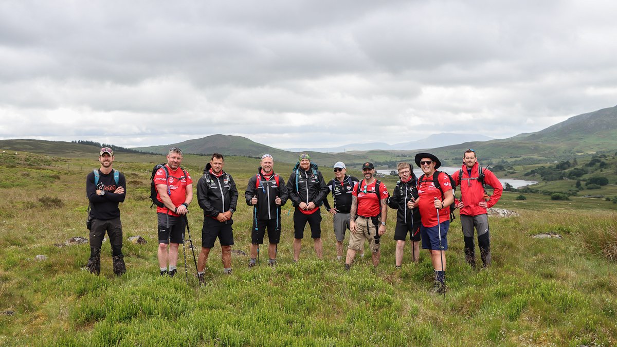 5in55's tweet image. Day 1 Stage 4 of the #bikeboatboot challenge for @tyhafan. Boots back on for a tough across-the-mountains hike from Ysbyty Ifan to Capel Celyn with very few paths. 5.8 miles climbing 937 ft. Please sponsor the team in the quest to raise £60,000 on justgiving.com/campaign/bike-…