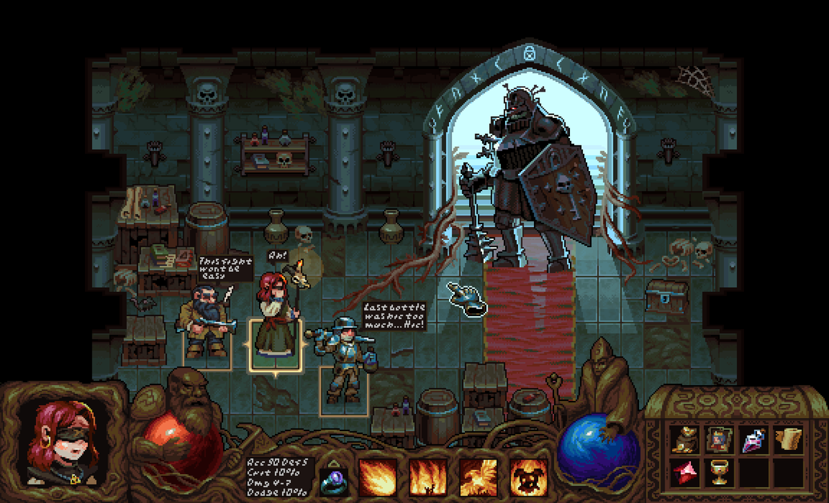 Mockup of dungeon crawler game
#pixelart #ドット絵