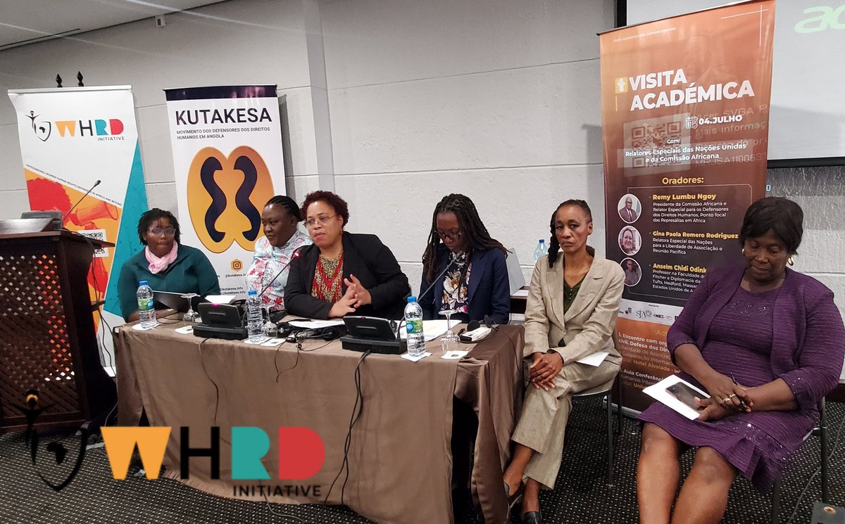 African Initiative of Women Human Rights Defenders (@whrdinitiative) on Twitter photo Leading the afternoon session of the academic visit with the special mandate holders, <a href="/whrdinitiative/">African Initiative of Women Human Rights Defenders</a> co-founder <a href="/Pais_Mary/">Mary Pais Da Silva</a> moderates a panel that seeks to reflect on restrictive laws that could threaten and compromise the work of #NGOs and #HumanRightsDefenders in #Angola Leading the afternoon session of the academic visit with the special mandate holders, <a href="/whrdinitiative/">African Initiative of Women Human Rights Defenders</a> co-founder <a href="/Pais_Mary/">Mary Pais Da Silva</a> moderates a panel that seeks to reflect on restrictive laws that could threaten and compromise the work of #NGOs and #HumanRightsDefenders in #Angola