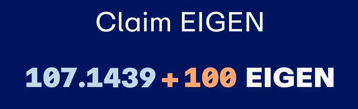 saad_bamba's tweet photo. EIGEN
🎊 Secure your share in the EigenLayer Airdrop (@eigencloud) today!
🏷 Reward: Confirmed ($EIGEN)
🪂 Claim here: https://t.co/ujX0ukcL5h
➖ Link your wallet
➖ Check-in every day
➖ Complete the quests
#Eigen #EigenLayer #Eigenfoundation $EIGEN $ZK $ZRO $BLOCK $COOKIE #layer2 #airdrop #web3 #token #bnb #newairdrop #l2 #eth #new_airdrop #EthereumL2