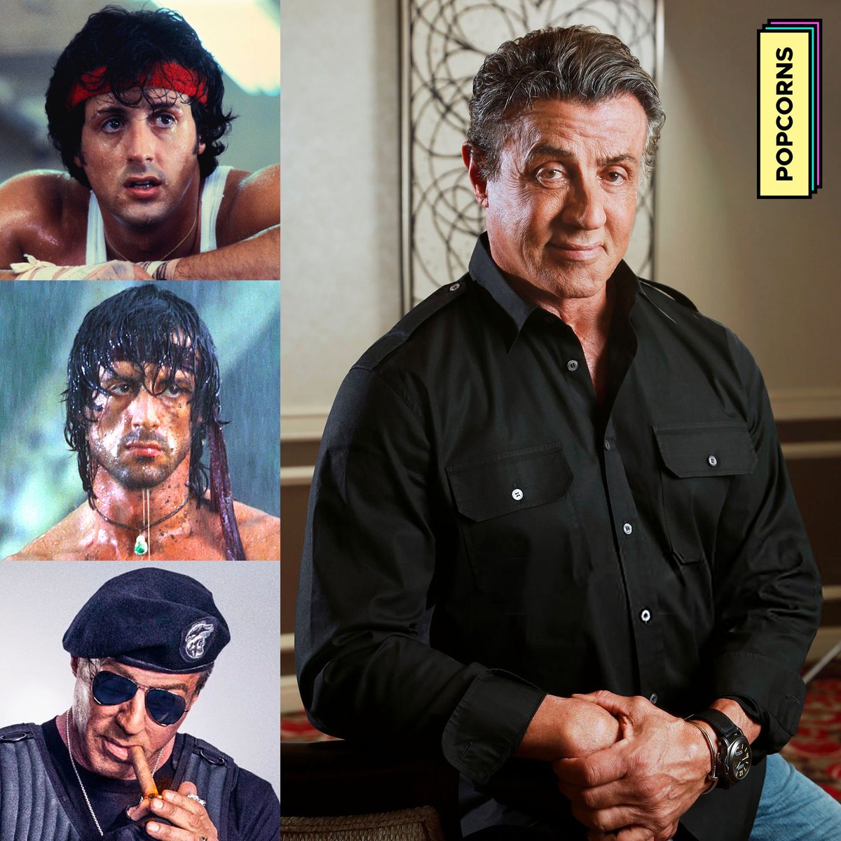 Bon anniversaire au boss Sylvester Stallone qui fête ses 78 ans aujourd'hui 🎂