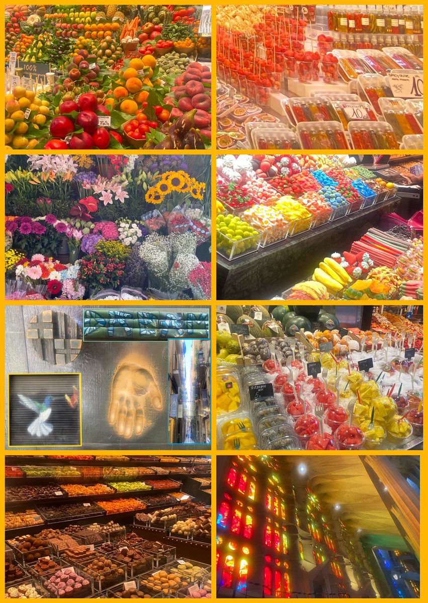 JudeMckerrecher's tweet image. Recent #Tinymomentsofjoy,🫶, &amp;amp; gratitude; colours in Barcelona; beautiful birds in a park; visiting Barcelona KMC; contemplating art (street art &amp;amp;Banksy Museum)as a call for peace; old, winding streets full of charm &amp;amp; character; sweet fresh fruit. Wishing happines &amp;amp; peace for all