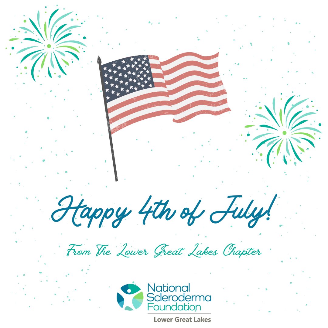 Happy 4th of July from The National Scleroderma Lower Great Lakes Chapter! ❤️🤍🩵
#Scleroderma #4thofJuly #nationalsclerodermafoundationlowergreatlakes