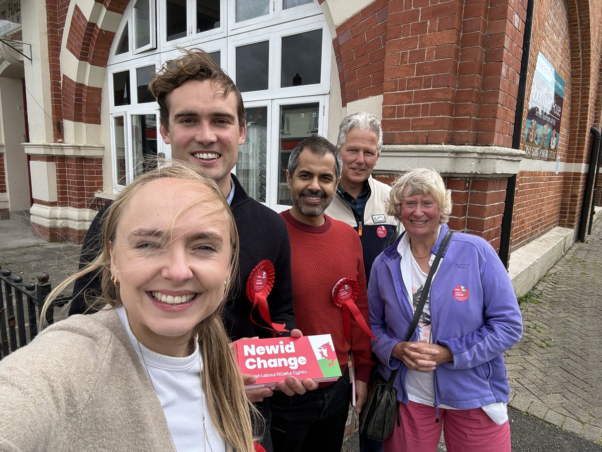 And now #GOTV in Pembroke Dock!
