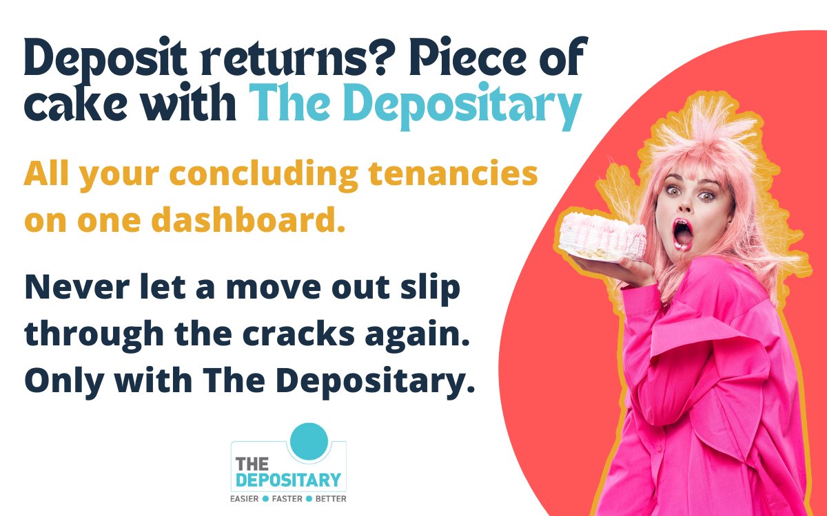 Who doesn't like cake?! 🍰 Transform your end of tenancy process only with The Depositary - book a demo at thedepositary.com to find out more.