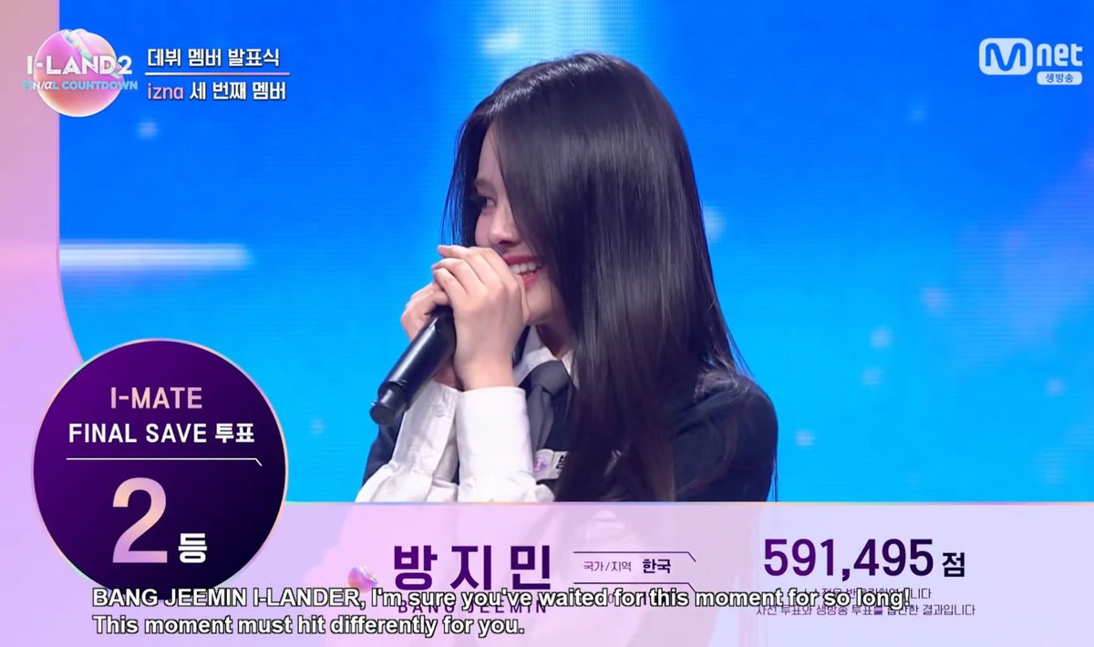 RANK 2

BANG JEEMIN

#ILAND2 #아이랜드2 <a href="/mnetiland/">Mnet I I-LAND2</a> <a href="/izna_offcl/">izna</a>