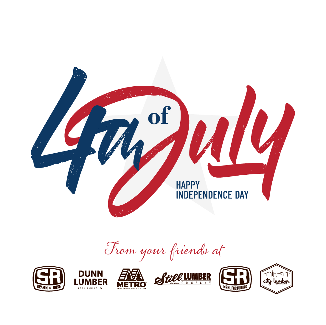 Happy 4th of July to all of our amazing contractors, builders, do-it-yourselfers and homeowners! 🇺🇸

On this special day, let's salute the nation and celebrate our freedom.
Have a safe and enjoyable Independence Day celebration! 🎆 #4thofJuly #HomeImprovement #buildingmaterials