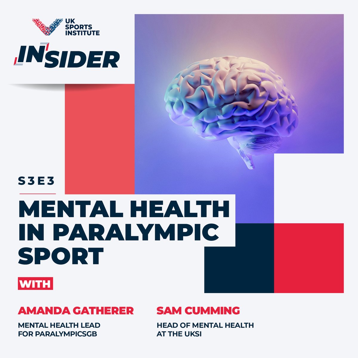 UKSportsInst's tweet photo. Join us for the latest episode of our podcast, which is about Mental Health in Paralympic sport 🧠

🤝 @Paralympicsgb mental health provision at Paris 2024
❓ What support is available
😅 Dealing with pressure

Access the episode now 👇