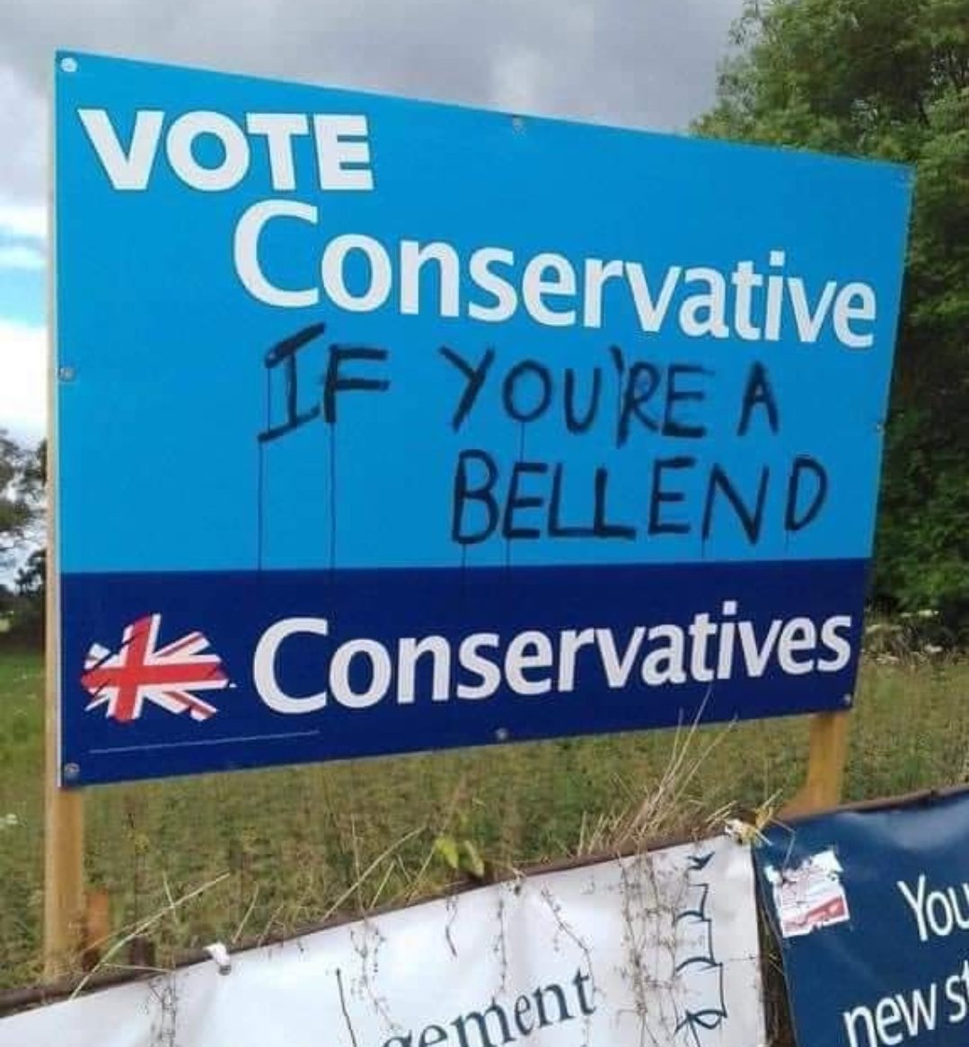 SmoggyBalboa's tweet image. #electionsigns