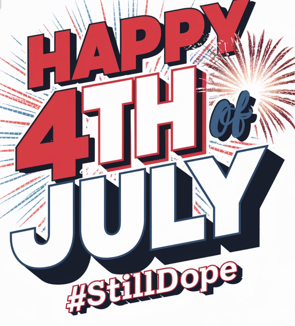 stilldopebrand's tweet photo. Enjoy your 4th! ๐บ๐ธ #StillDope https://t.co/lL1lPpXK6p