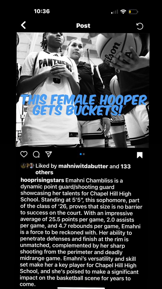 Nice write up!! Thank you so much @hooprisingstars