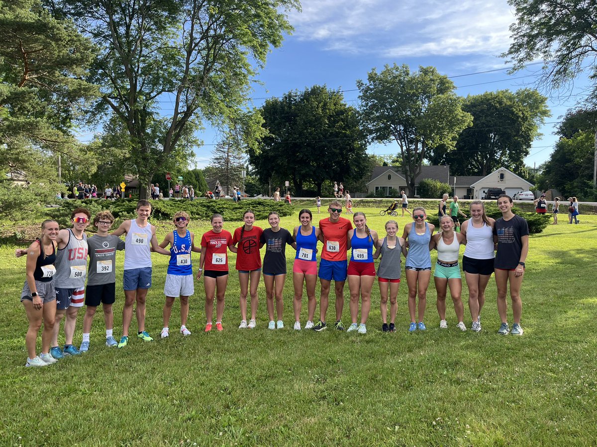 Happy Fourth of July! It was a great morning for a fun run!