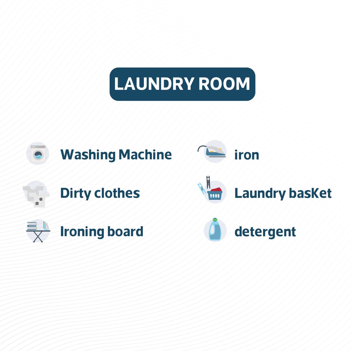 تعرّف معنا على أساسيات غرفة الغسيل 🧺