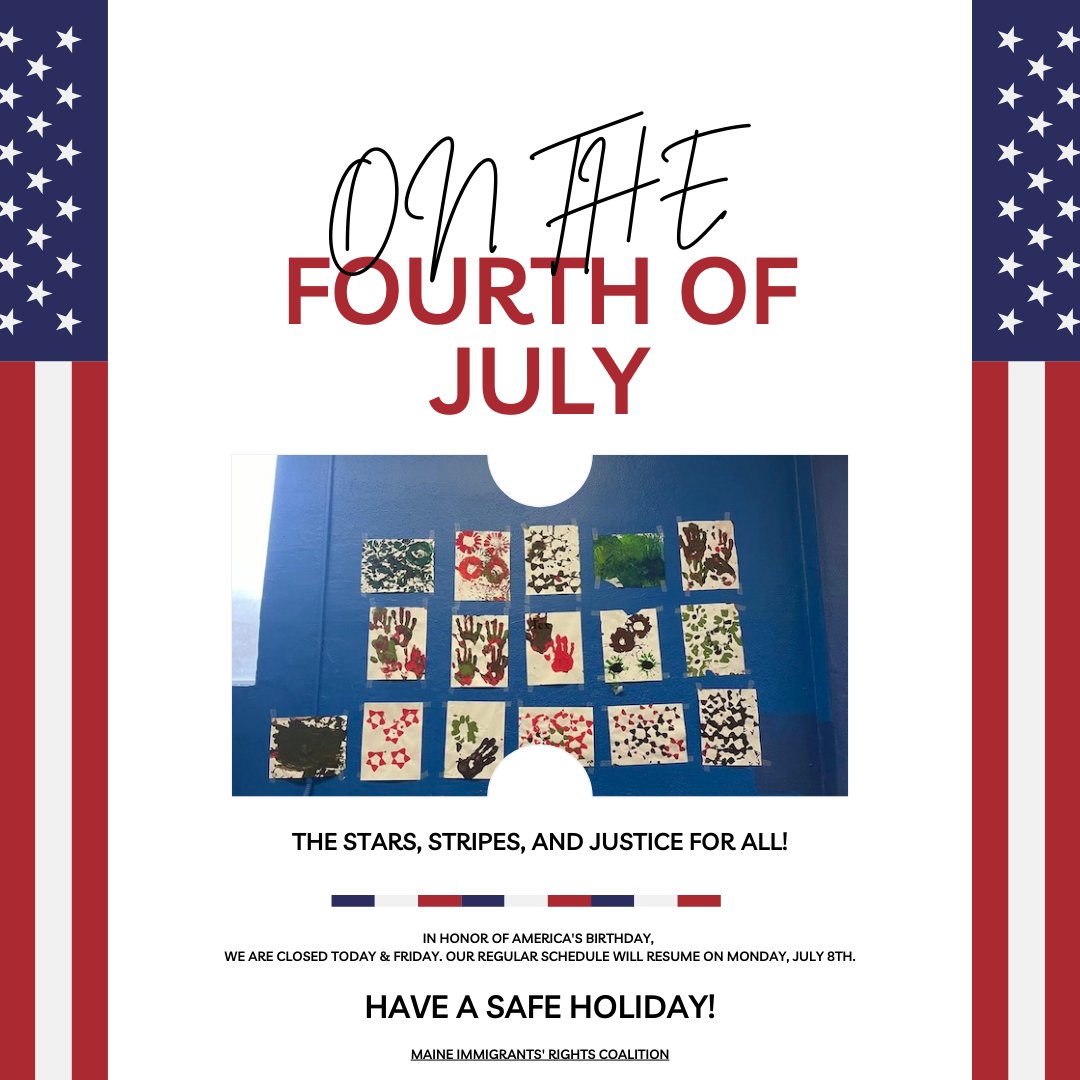 Have A Safe Holiday! #WithFreedomComesResponsibility #July4th #WEAREMAINE
