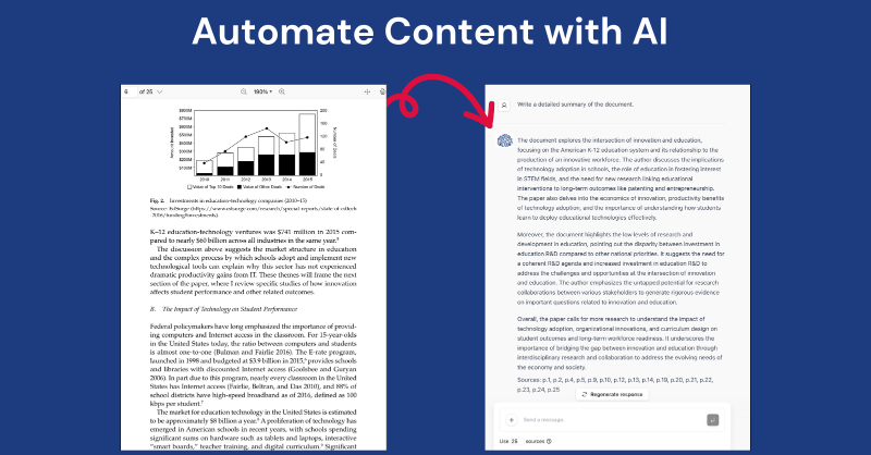 ivorymindai's tweet photo. If you're not automating your job with AI, you're making a huge mistake. 

This tool can summarize documents, write emails, and create custom content for you in seconds. 

It's like ChatGPT, but built for automating work. 

Try it for free.