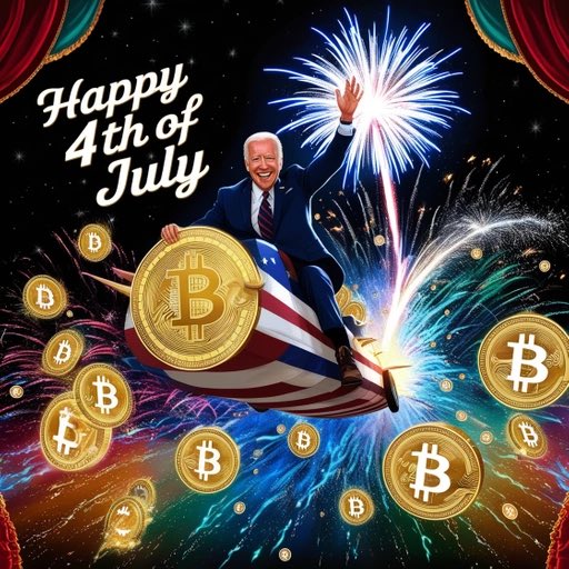 RNP_011's tweet photo. Happy 4th of July! πππ
Wishing everyone a safe and fun holiday filled with fireworks, BBQ, and maybe even a little bit of crypto magic in the air.
Remember, nothing says freedom like decentralized currency! πΈπ₯
#BitcoinBiden #IndependenceDay #CryptoFireworks #BBIDEN #BTC #Bitcoin
9x8wHwTXuzA4W2Kkm139upNsMGbCEzeKRrw4S1WfmSkL