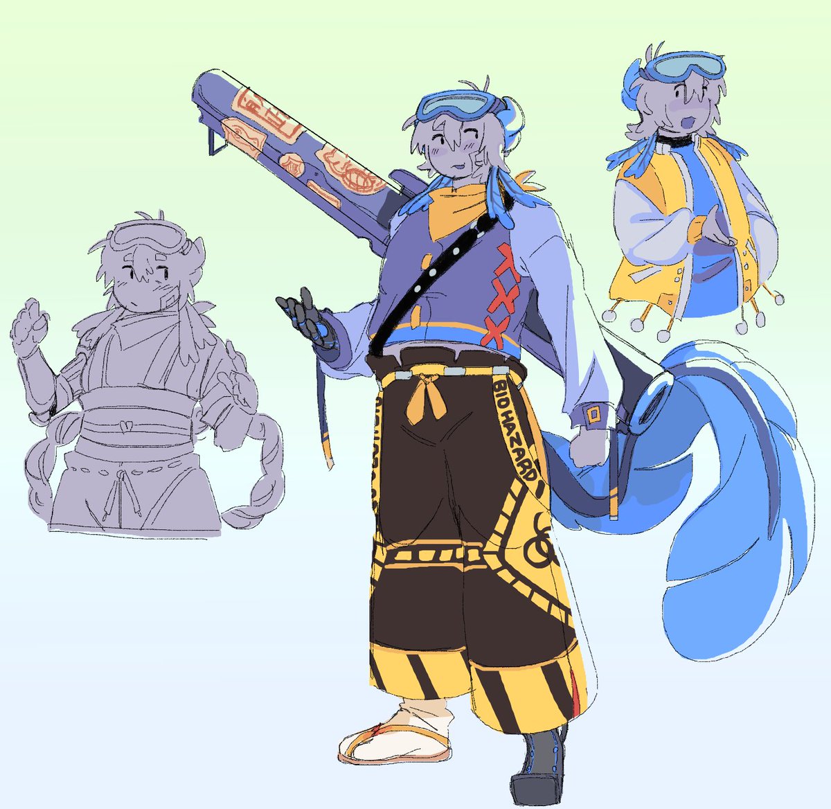 nETTY_Spook's tweet image. Some rocket outfits