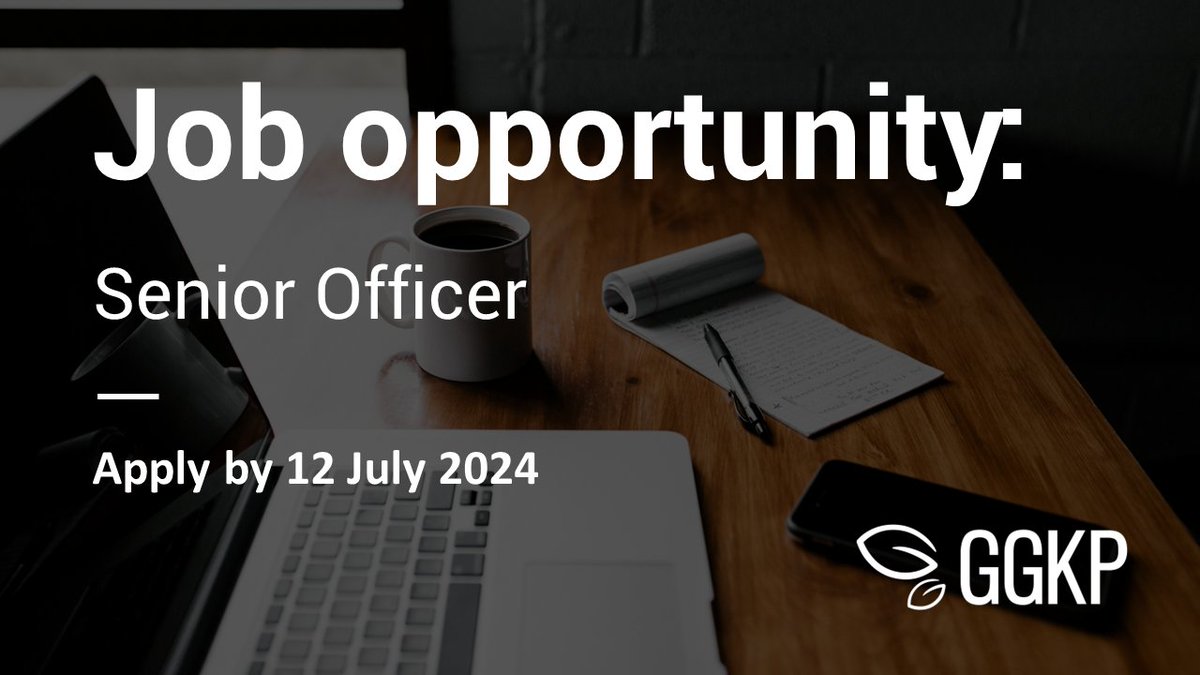 🚨 <a href="/gggi_hq/">GGGI</a> is hiring a #SeniorOfficer who can lead the expansion and enhancement of GGKP's global knowledge brokerage rooted in both digital and peer-to-peer based solutions, among other responsibilities.

👉 Closing 12 July (Seoul time) ggkp.org/ZAk