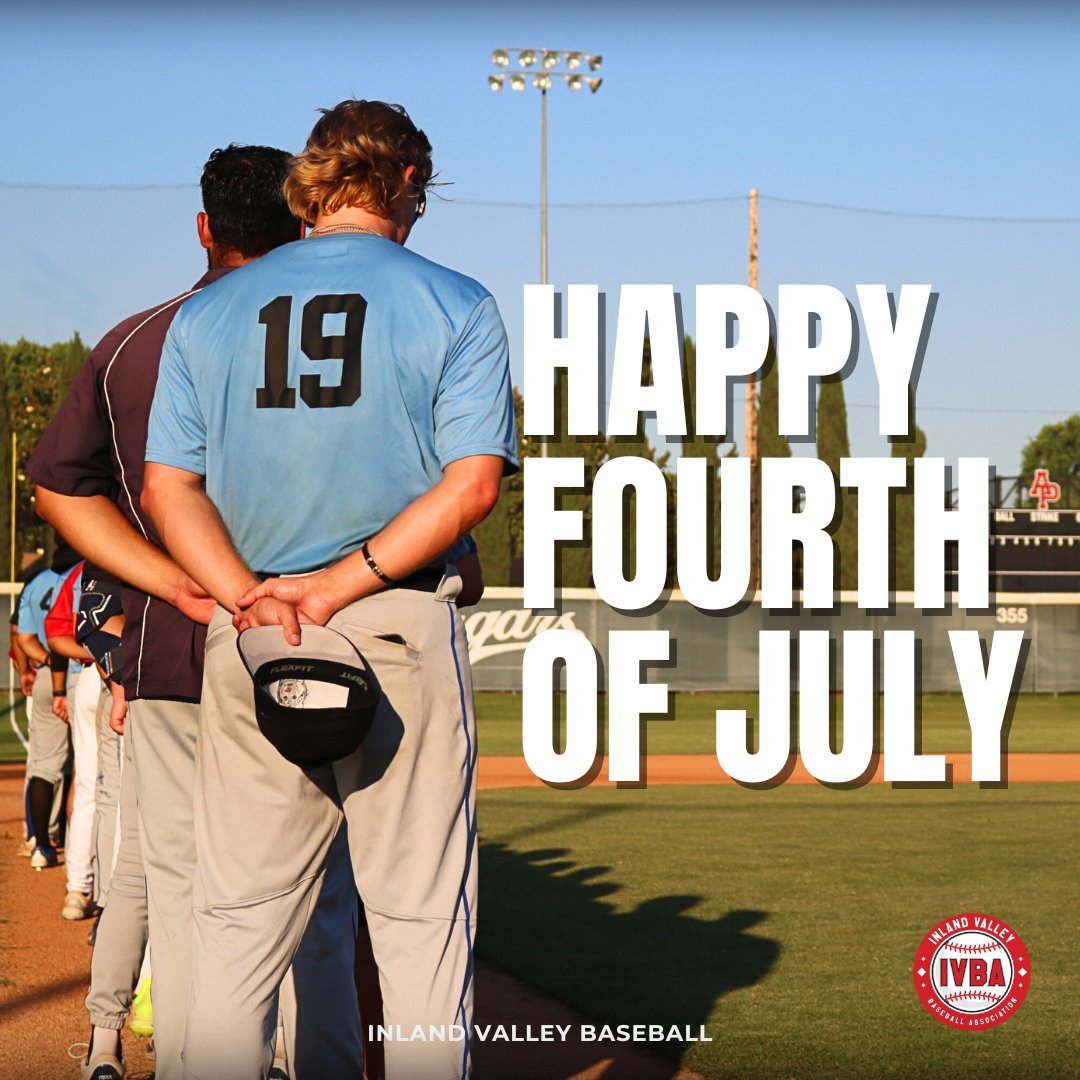 Happy 4th Inland Valley Baseball Fans 🇺🇸