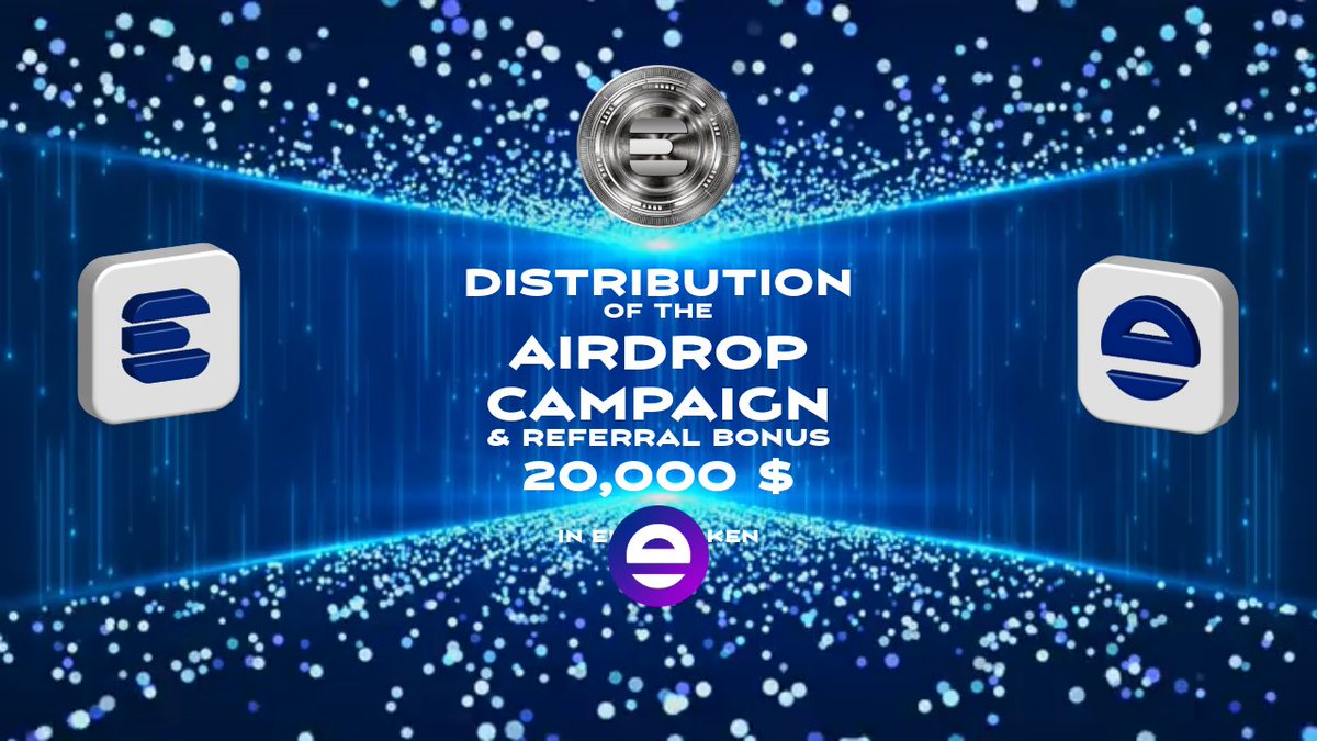 The time has come to announce our II.Airdrop &amp; Referral distribution!🥁
⏩Airdrop Distribution of our second Airdrop campaign is finished by today!⏪
🎫Check your Wallet!
💰Every winner gets their 20$ in ENTY tokens
Referral Bonus also 20$ in ENTY Token!
Thank's for joining us🙏